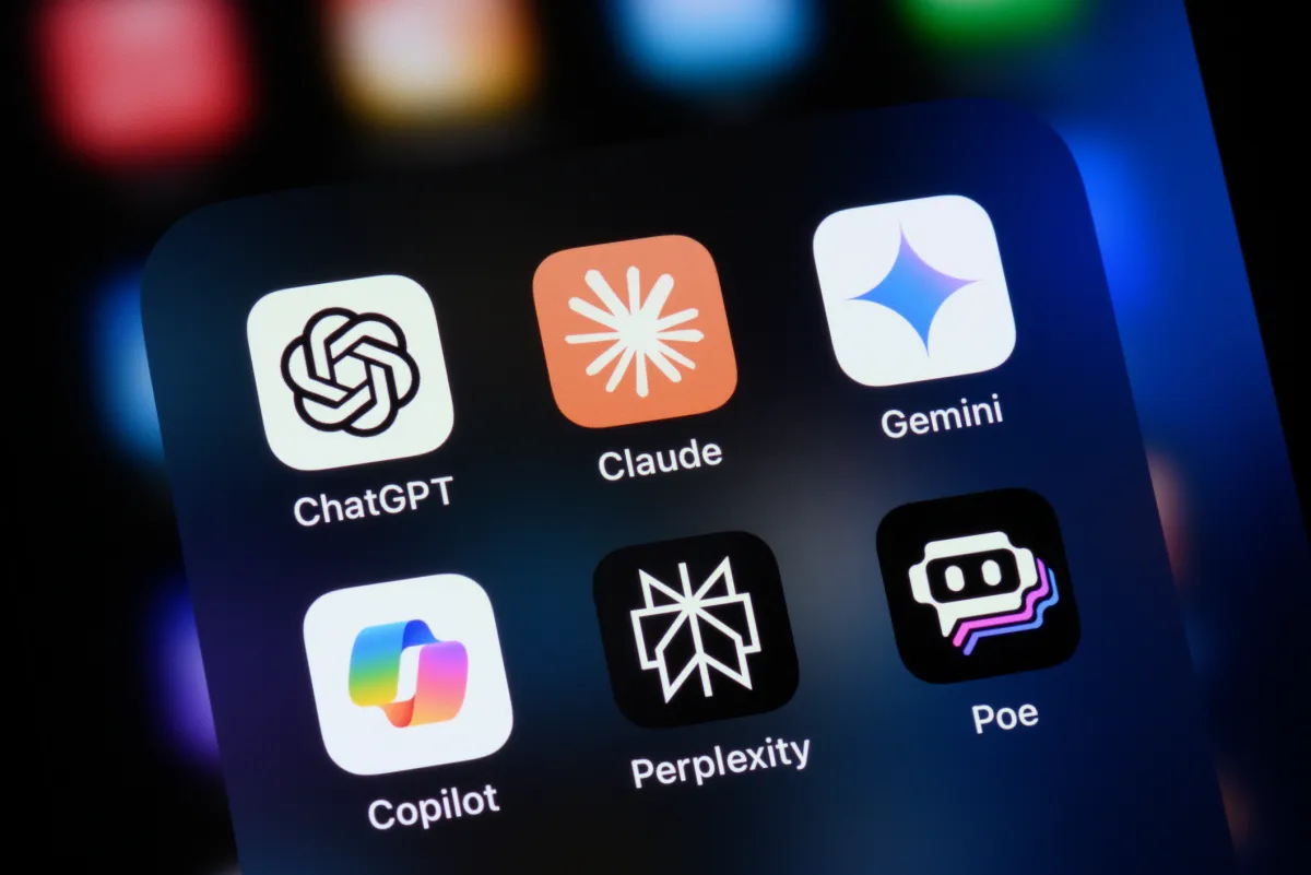 Claude app centered in ai apps GettyImages 2167861906.jpg