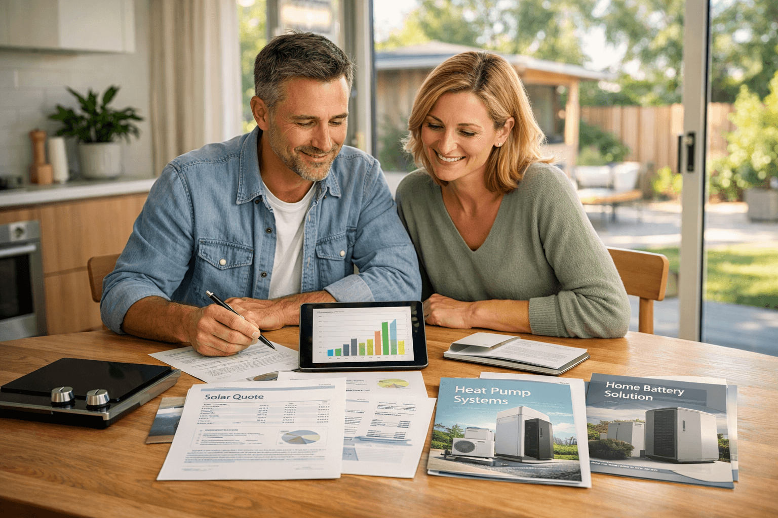 home electrification finance kitchen table consultation
