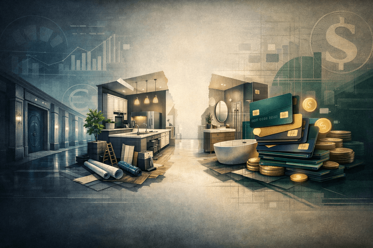 Renovation financing gap between banks and credit cards for homeowners