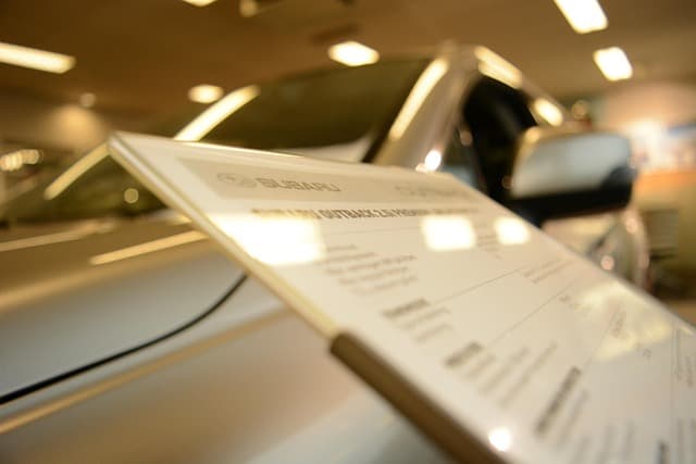 Car dealership lot representing B2B BNPL financing for auto retail