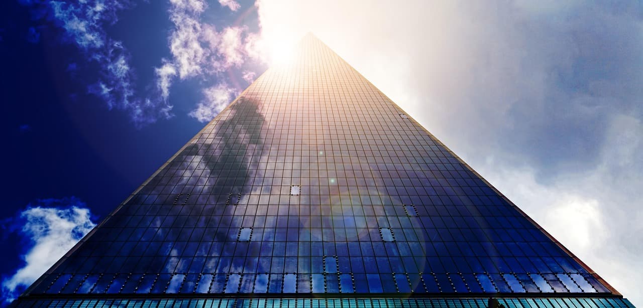Glass office skyscraper, illustrating Adyen Q3 2026 payments results