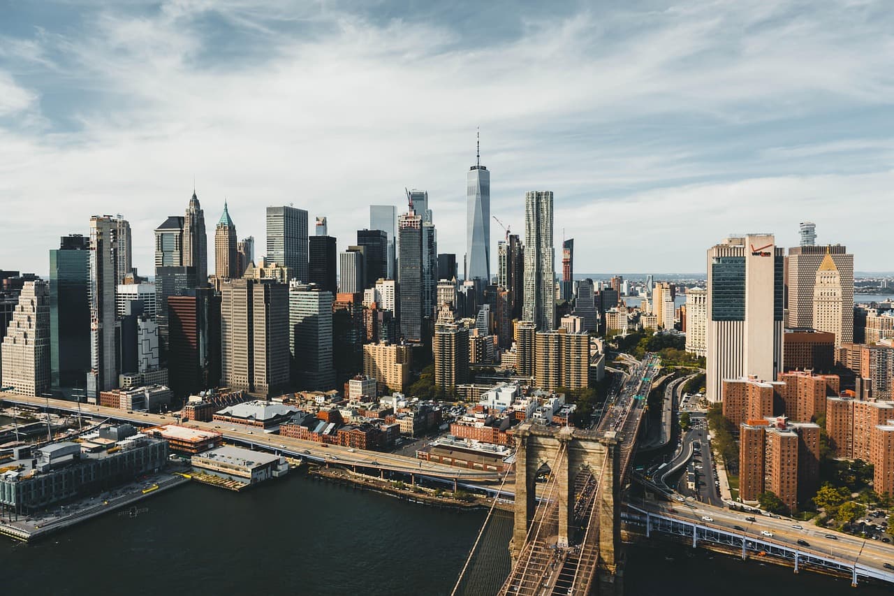 Lower Manhattan skyline, home of the DTCC tokenization launch and the US post-trade industry