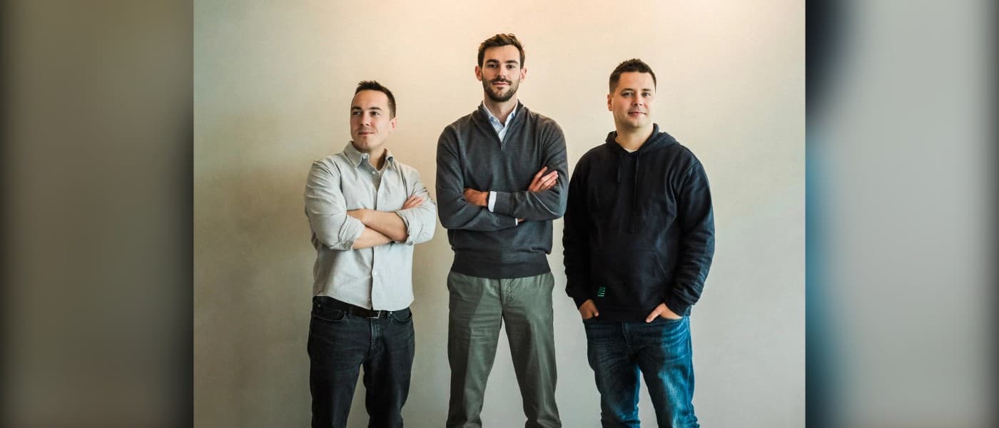 Nevis co-founders Mark Swan, Philipp Burda and Ivan Chalov