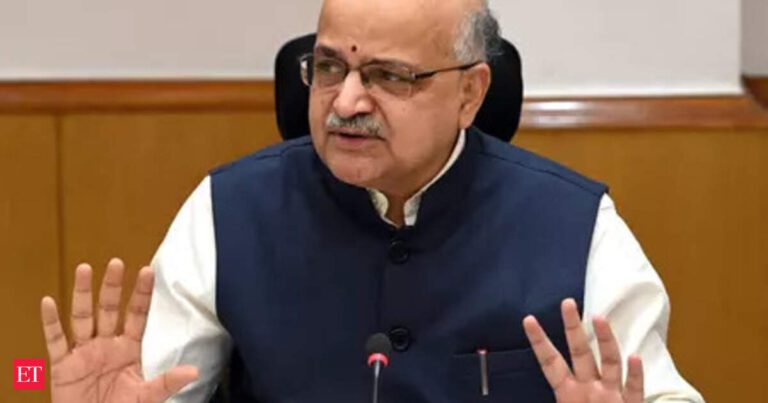 Niti Aayog CEO emphasizes the importance of regulation in fostering fintech innovation. 1761354282 articleshow.jpg