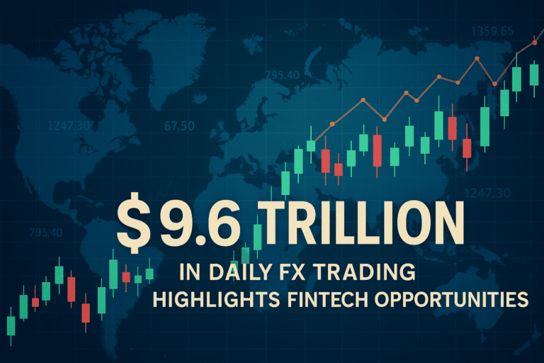 Global FX trading chart showing fintech impact