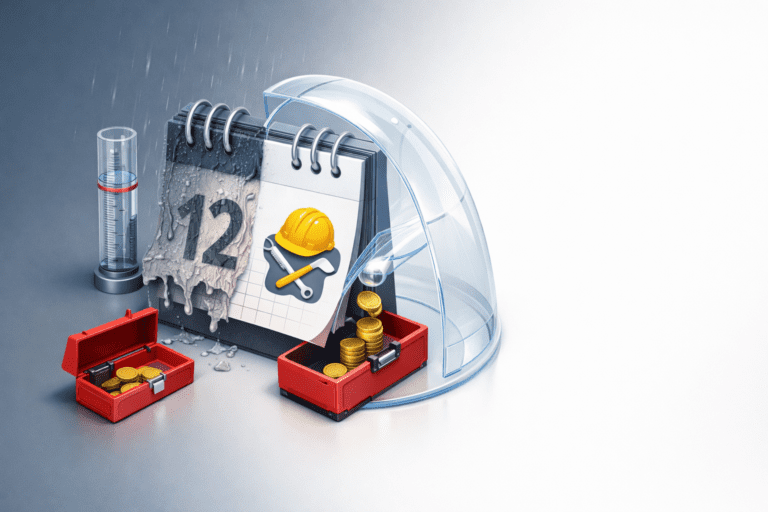 Parametric insurance weather trigger concept for Australian trades businesses