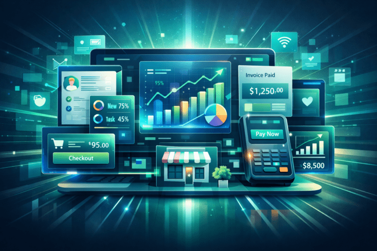 martech fintech convergence platforms driving embedded payments for SMEs