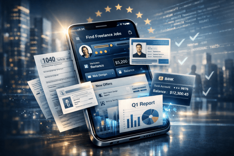 DAC7 tax reporting requirements for digital freelancer platforms