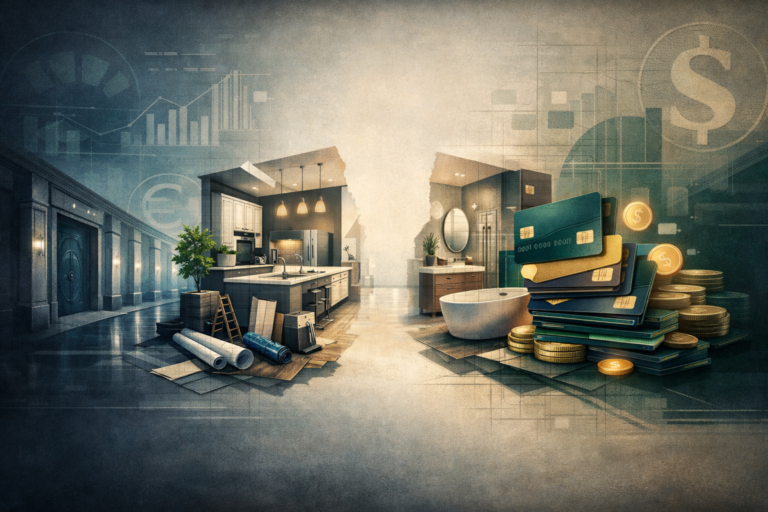 Renovation financing gap between banks and credit cards for homeowners