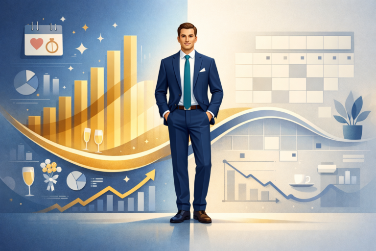 Seasonal income smoothing for wedding DJs and event freelancers