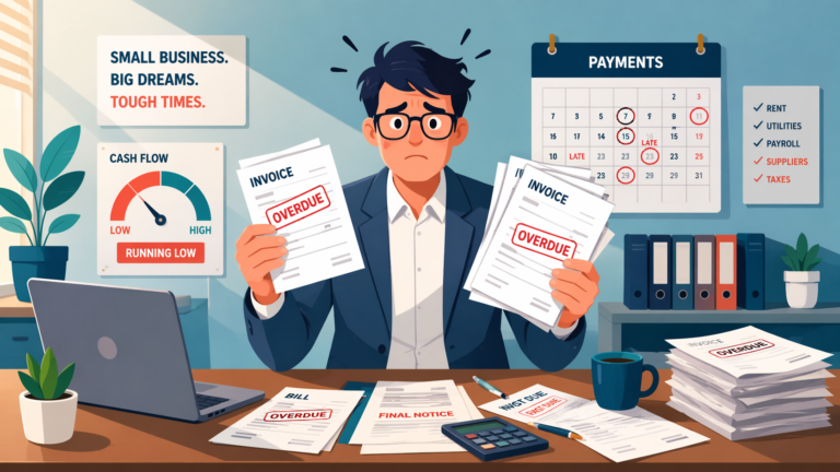 Late invoice cash flow impacts on SMB operations and financial agility
